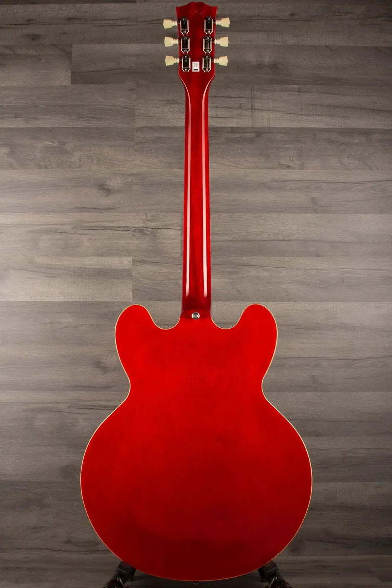 Epiphone Inspired by Gibson Custom 1962 ES-335 Reissue Semi-Hollow  Electric Guitar in Sixties Cherry