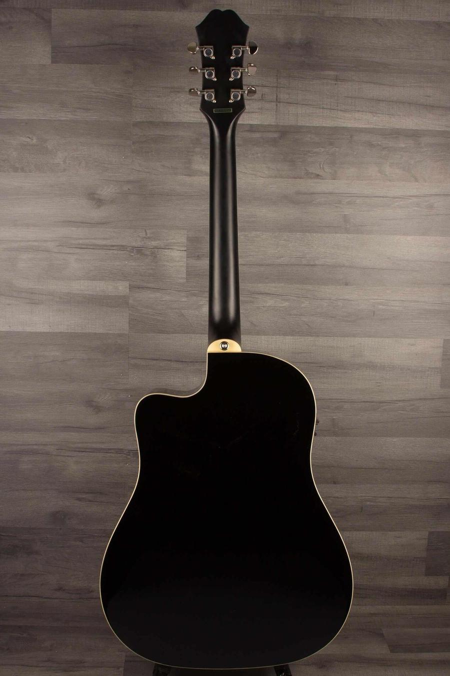 Epiphone J-45 EC Studio soild top, Ebony - MusicStreet
