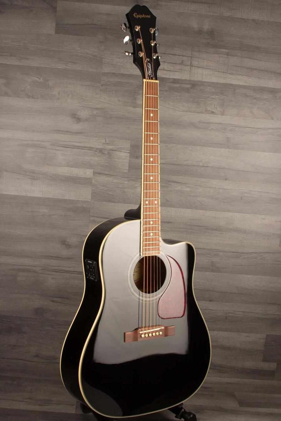 Epiphone J-45 EC Studio soild top, Ebony - MusicStreet