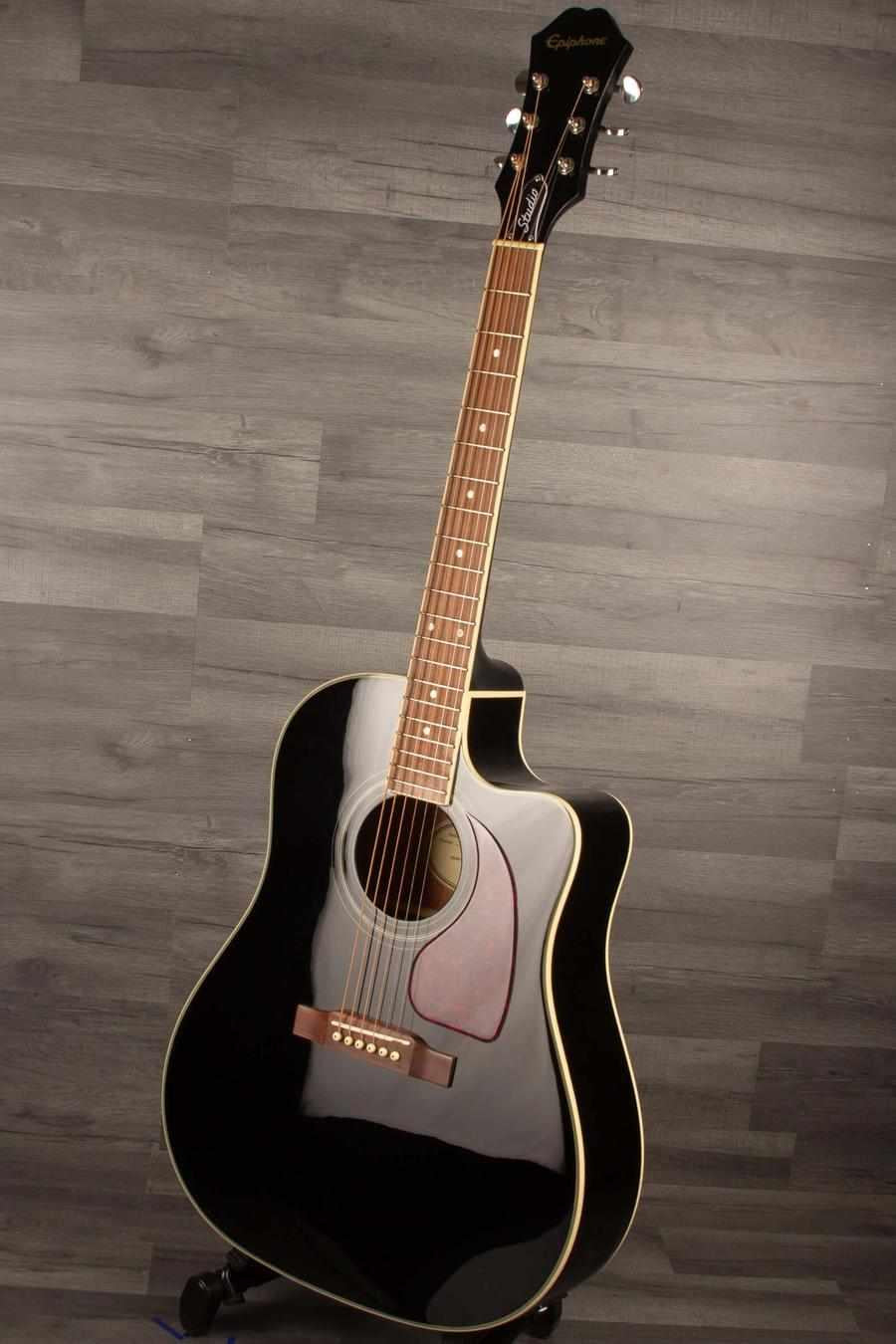 Epiphone J-45 EC Studio soild top, Ebony - MusicStreet