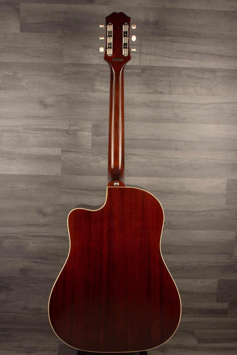 Epiphone Inspired by Gibson J-45 EC in Aged Vintage Sunburst Gloss - MusicStreet