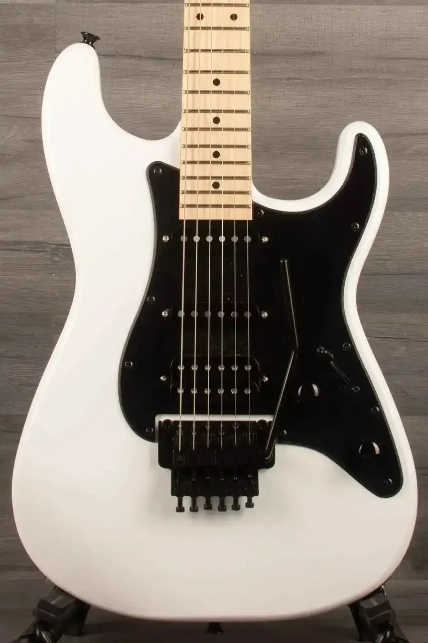 USED - Jackson X Series Adrian Smith SDXM Electric Guitar - Snow White with Black Pickguard, Maple Fingerboard