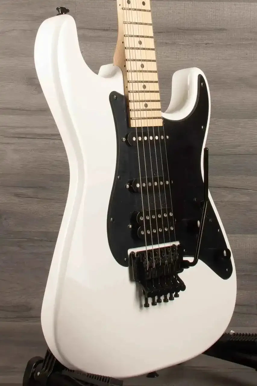 USED - Jackson X Series Adrian Smith SDXM Electric Guitar - Snow White with Black Pickguard, Maple Fingerboard