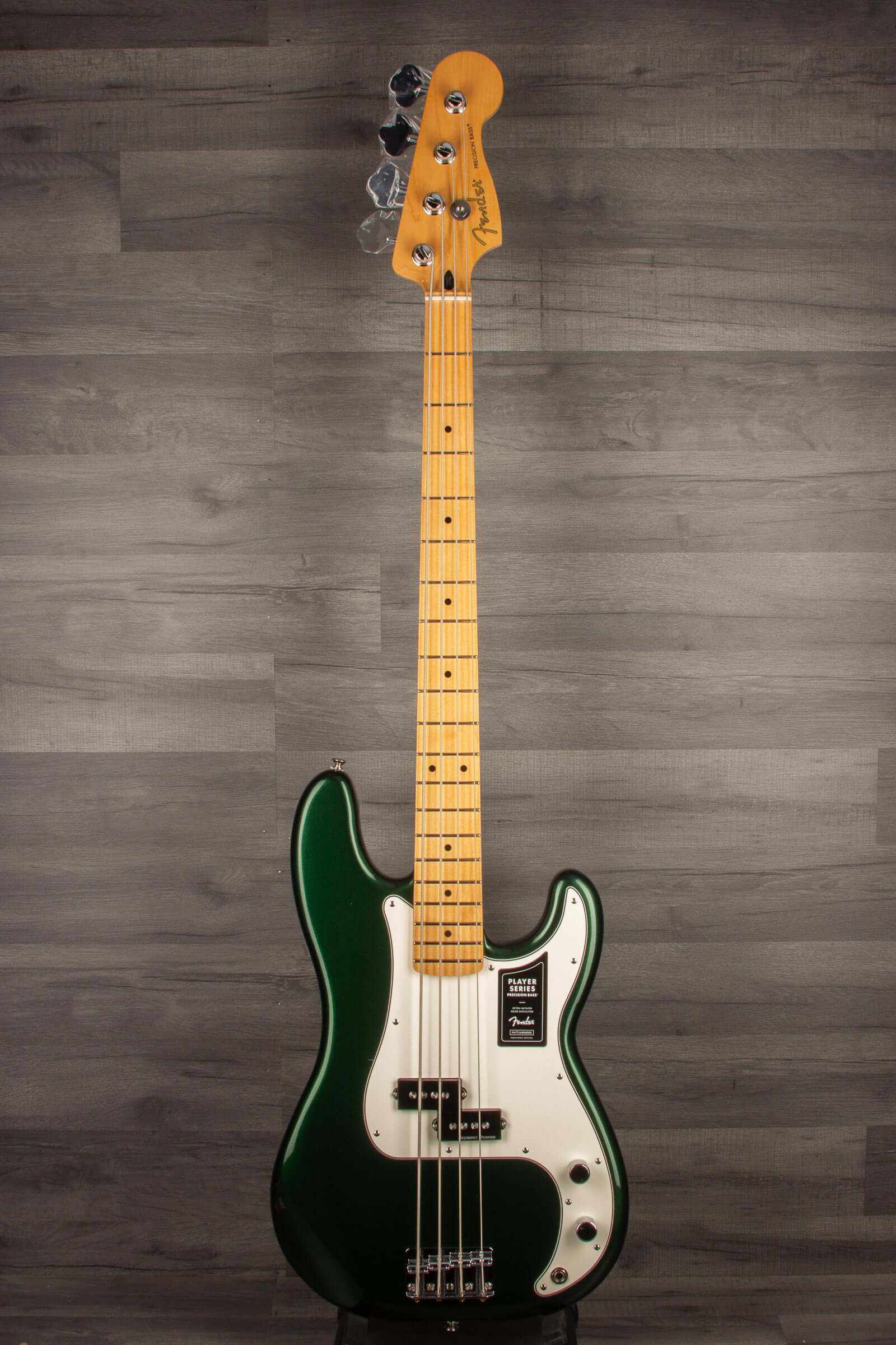Fender Limited Edition Player Precision Bass Guitar, Maple Fingerboard - British Racing Green
