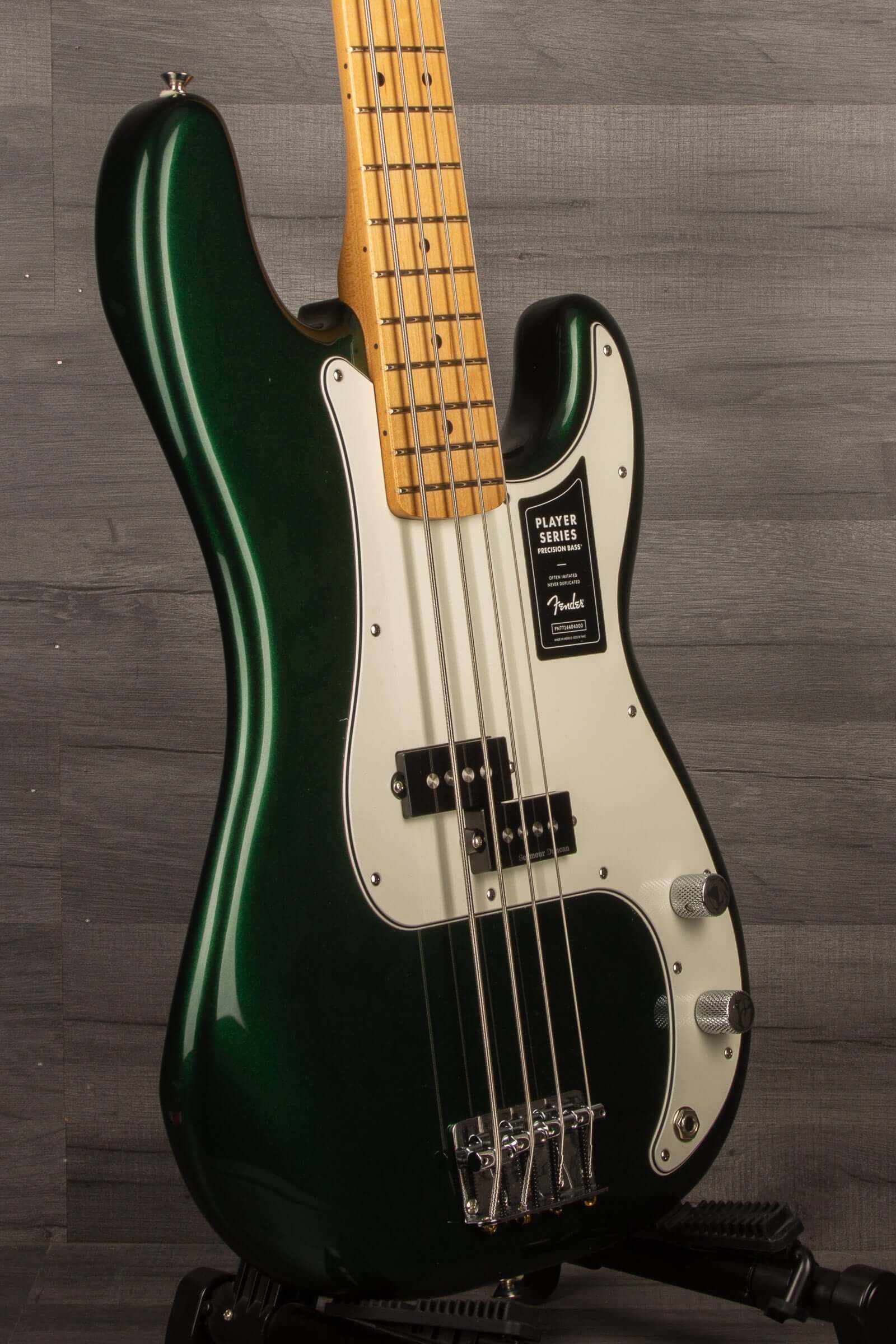 Fender Limited Edition Player Precision Bass Guitar, Maple Fingerboard - British Racing Green