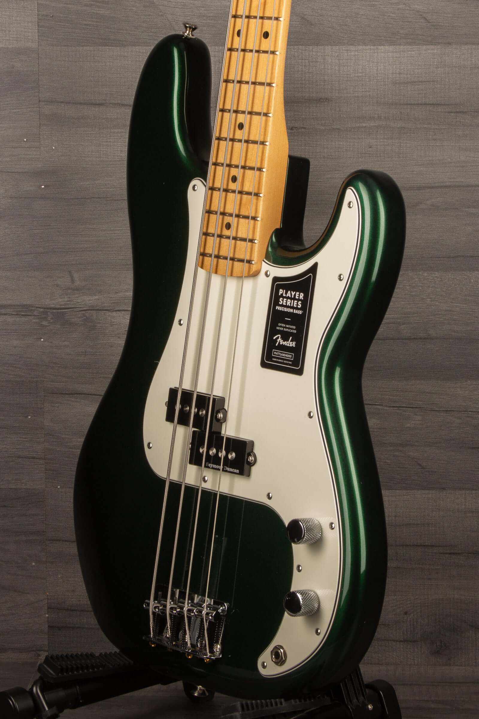 Fender Limited Edition Player Precision Bass Guitar, Maple Fingerboard - British Racing Green