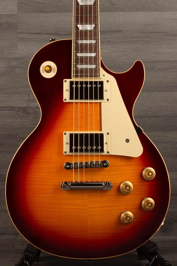 Epiphone 1959 Les Paul Standard Reissue, Deep Cherry Sunburst - inc hard case - MusicStreet