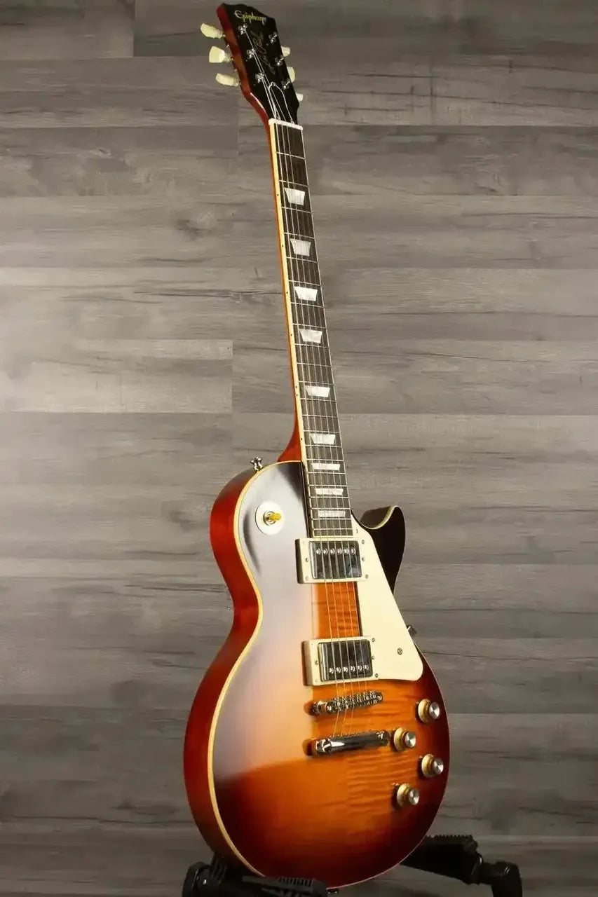 Epiphone 1960 Les Paul Standard Reissue, - Washed Burgundy - MusicStreet