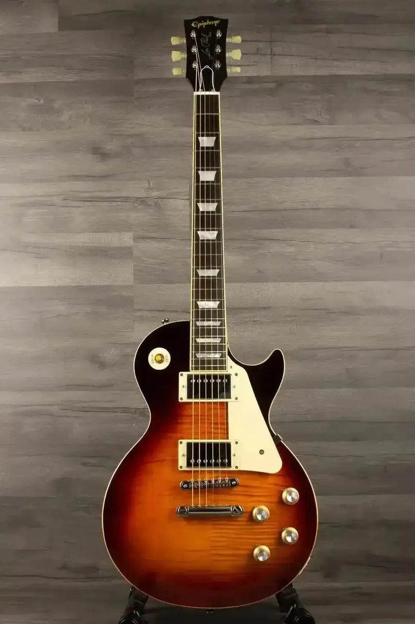 Epiphone 1960 Les Paul Standard Reissue, - Washed Burgundy - MusicStreet