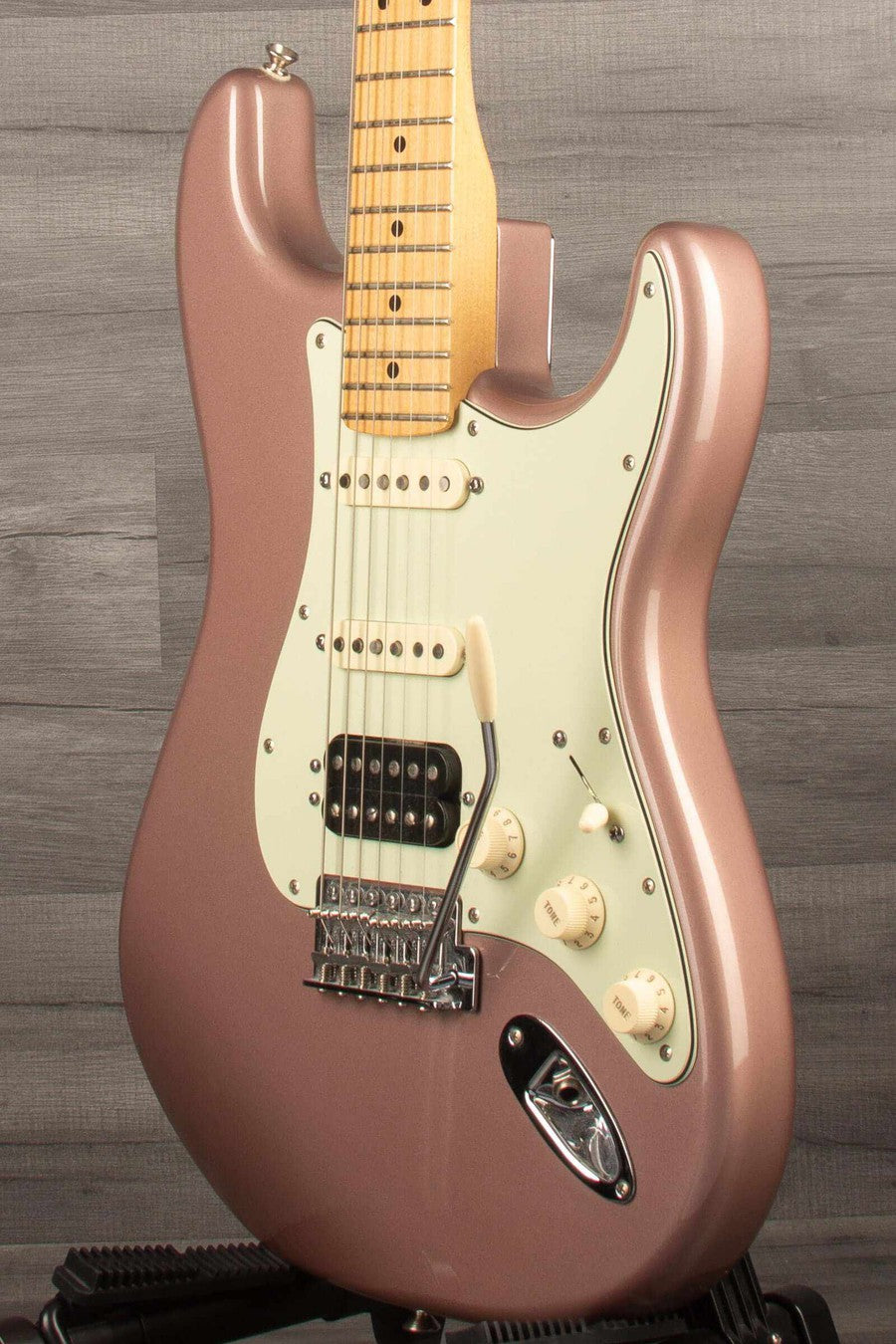 USED - Fender Deluxe Lonestar Strat Burgendy Mist Metallic 2013