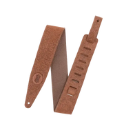 Levy's Florentine Leather Guitar Strap 2 1/2" - Brown