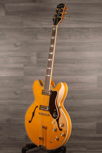 Epiphone Sheraton Electric Guitar - Natural (Incl. Premium Gig Bag)
