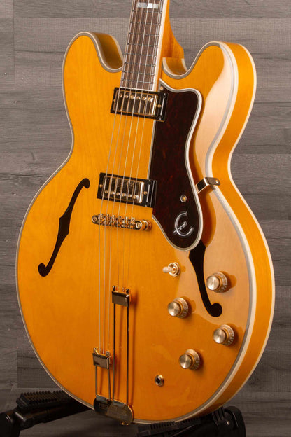 Epiphone Sheraton Electric Guitar - Natural (Incl. Premium Gig Bag)