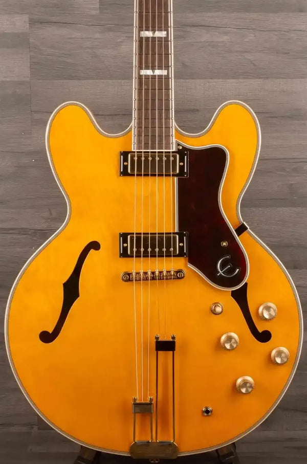 Epiphone Sheraton Electric Guitar - Natural (Incl. Premium Gig Bag)