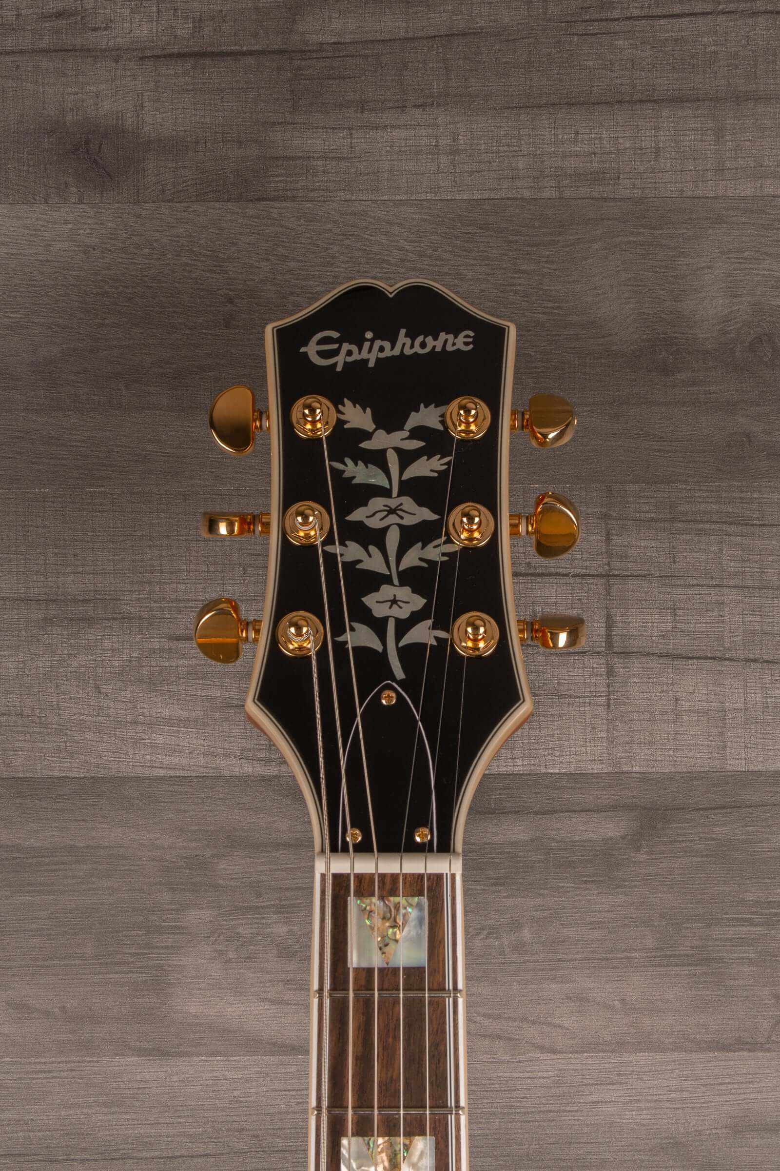 Epiphone Sheraton Electric Guitar - Natural (Incl. Premium Gig Bag)