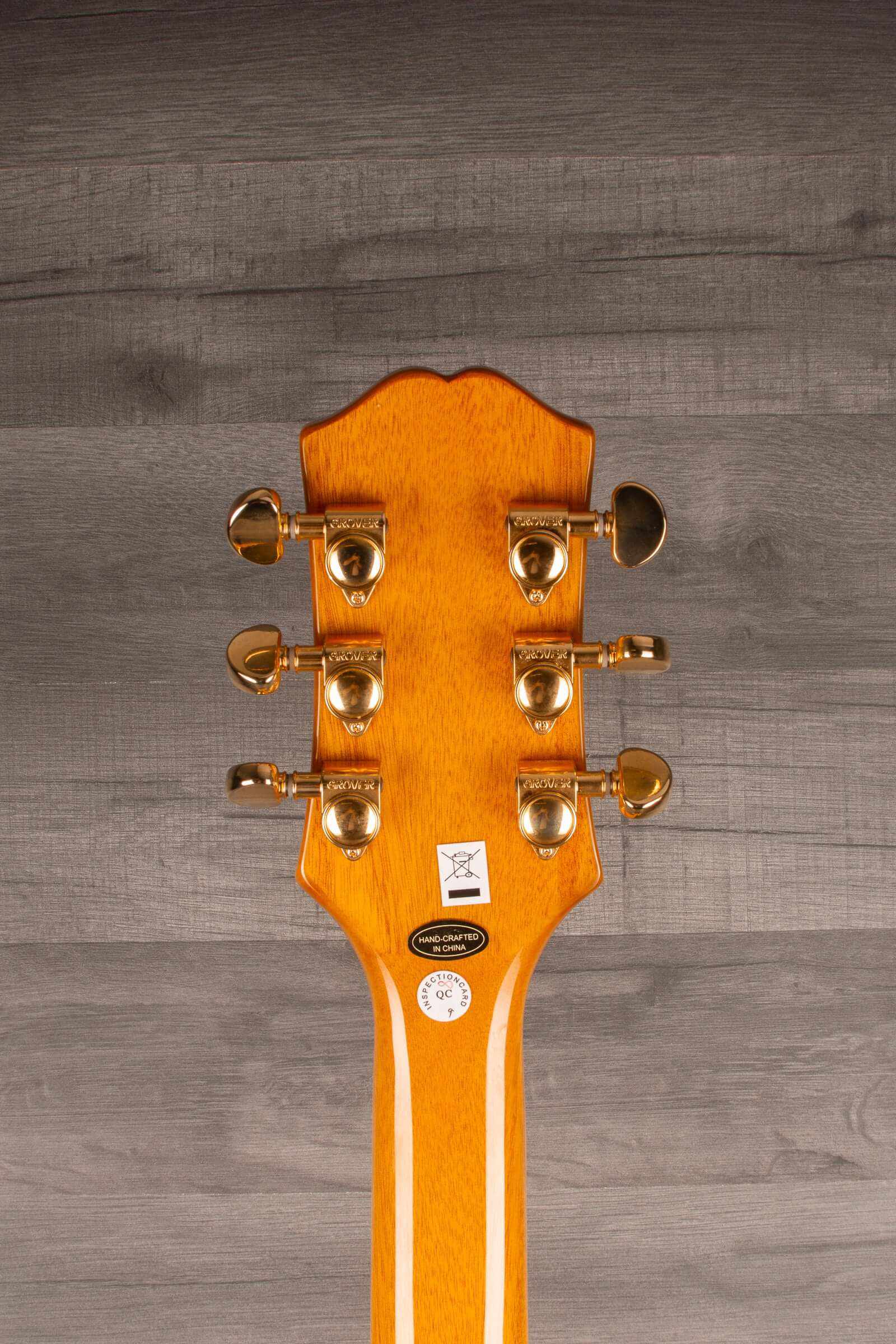 Epiphone Sheraton Electric Guitar - Natural (Incl. Premium Gig Bag)