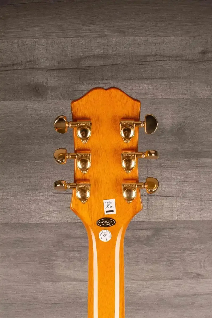 Epiphone Sheraton Electric Guitar - Natural (Incl. Premium Gig Bag)