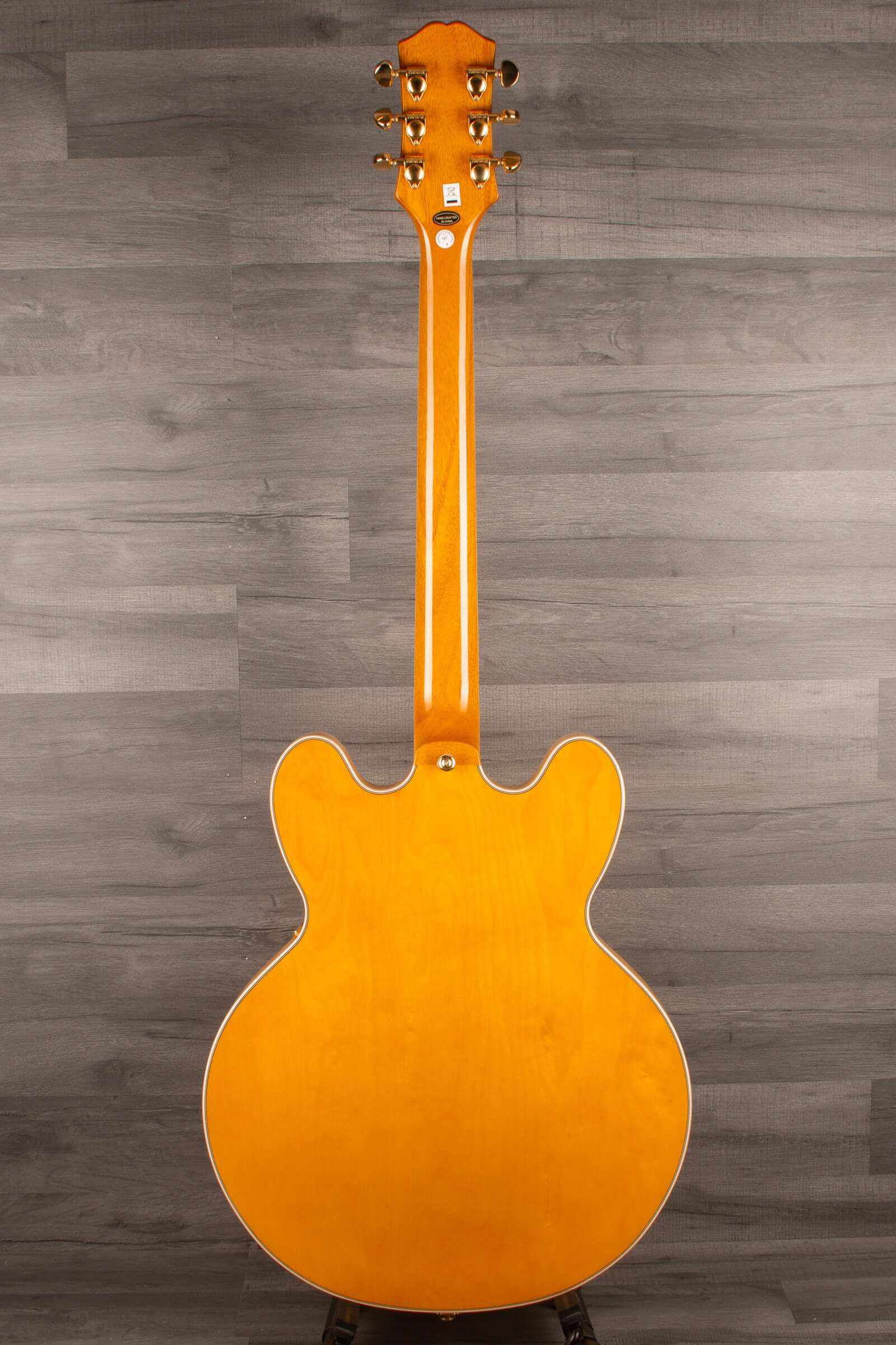 Epiphone Sheraton Electric Guitar - Natural (Incl. Premium Gig Bag)