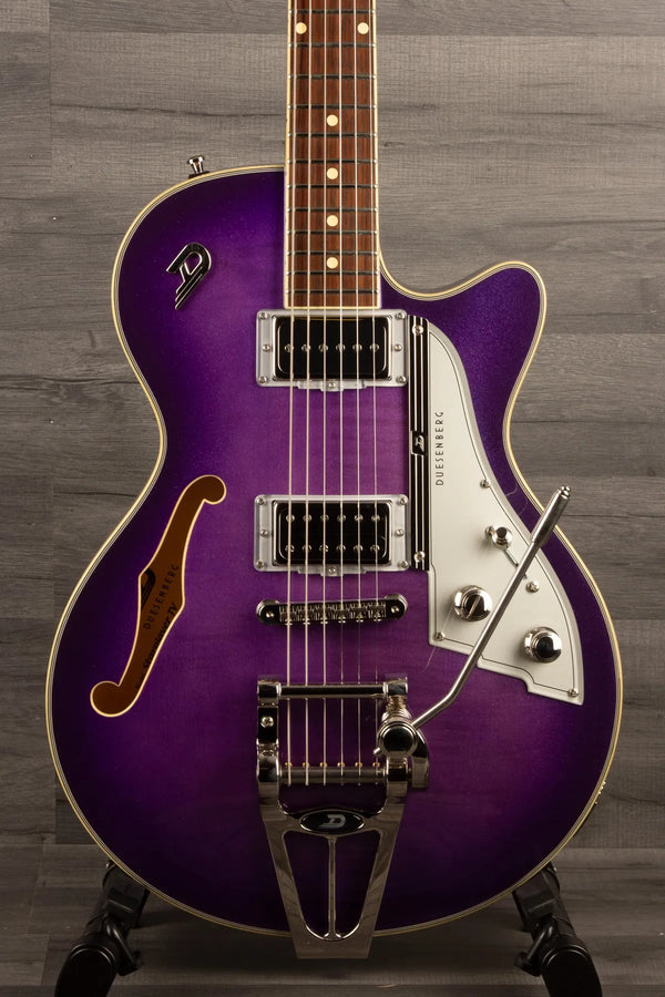 Duesenberg Starplayer TV Galaxy Purple Burst Electric Guitar