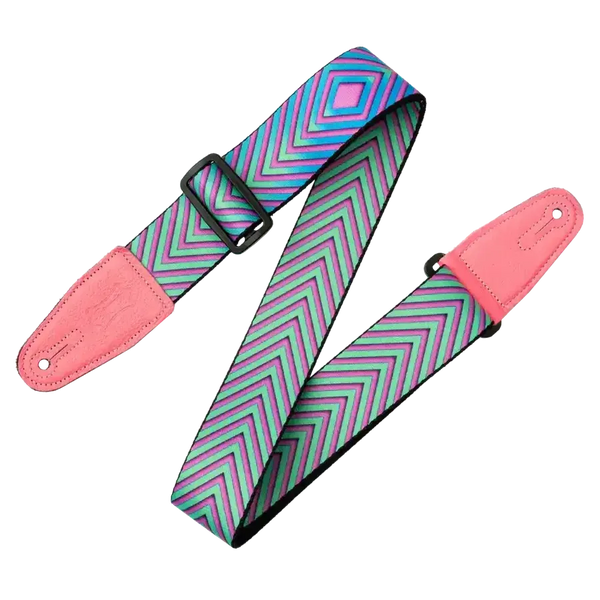 Levy's Optical Illusion Guitar Strap - Distortion - MusicStreet