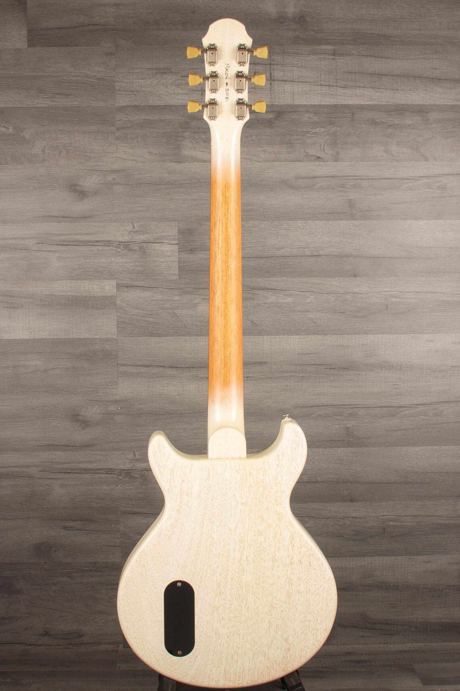 Patrick James Eggle Macon Junior DC Electric Guitar - Grained Blonde s#31081