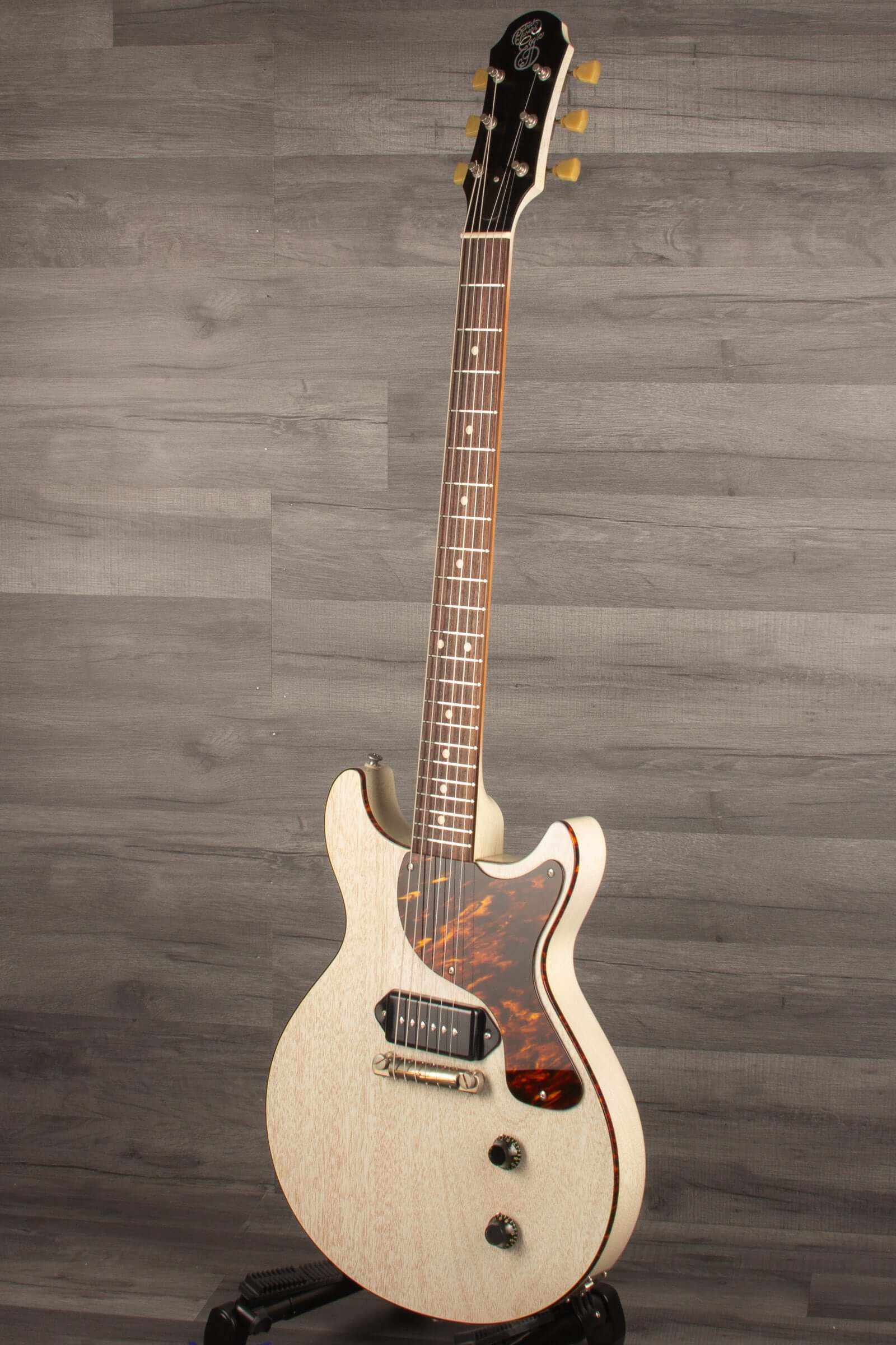 Patrick James Eggle Macon Junior DC Electric Guitar - Grained Blonde s#31081