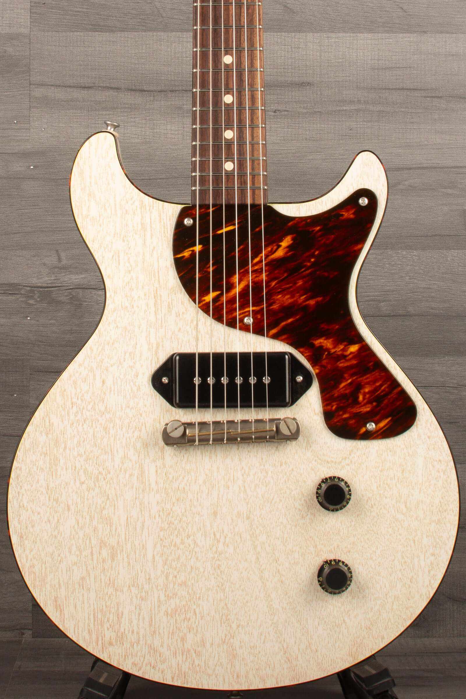Patrick James Eggle Macon Junior DC Electric Guitar - Grained Blonde s#31081