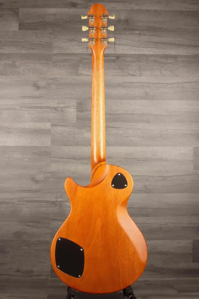 Patrick James Eggle Macon Carved Top Electric Guitar - Sunburst over Shoreline Gold s#31150