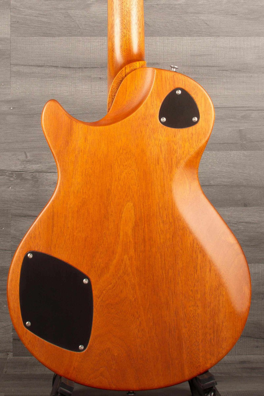 Patrick James Eggle Macon Carved Top Electric Guitar - Sunburst over Shoreline Gold s#31150