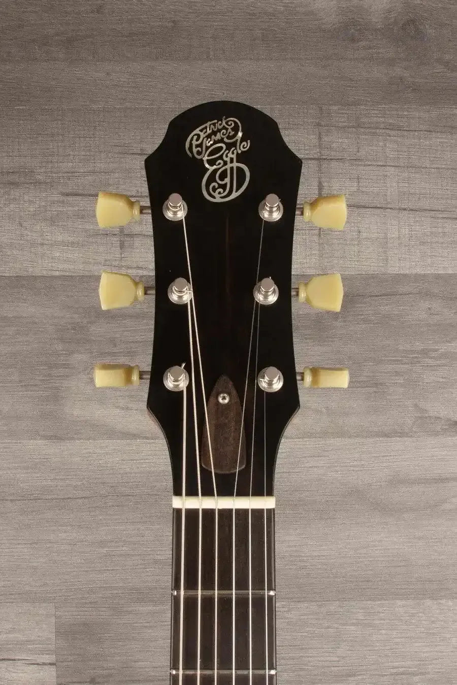 Patrick James Eggle Macon Carved Top Electric Guitar - Sunburst over Shoreline Gold s#31150