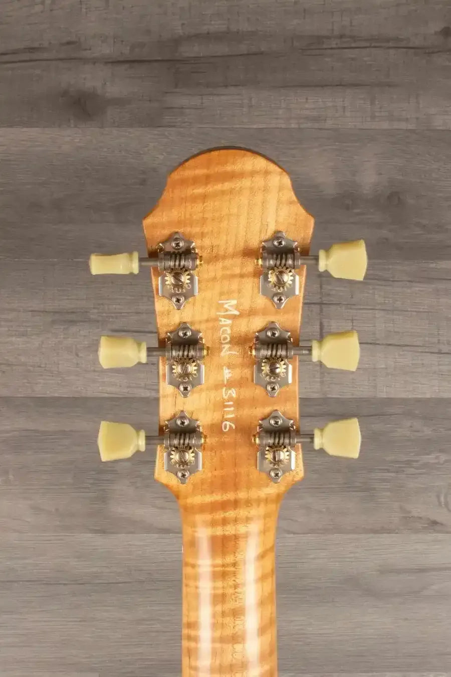 Patrick James Eggle Macon Carved Top SC Electric Guitar - Translucent Blonde s#31116
