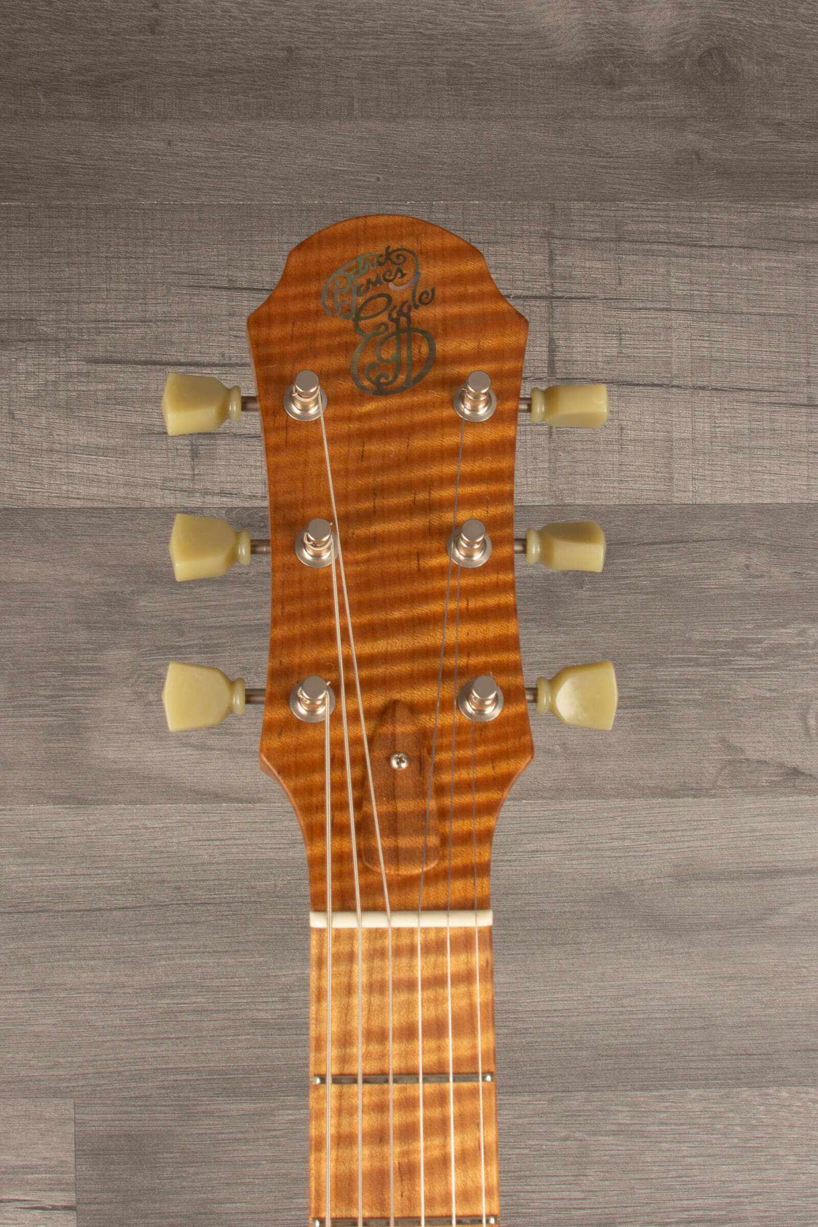 Patrick James Eggle Macon Carved Top SC Electric Guitar - Translucent Blonde s#31116