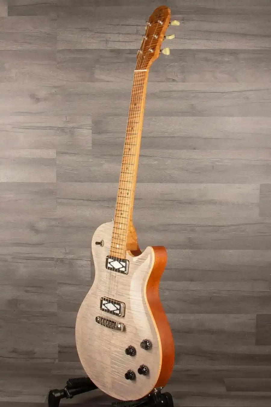 Patrick James Eggle Macon Carved Top SC Electric Guitar - Translucent Blonde s#31116