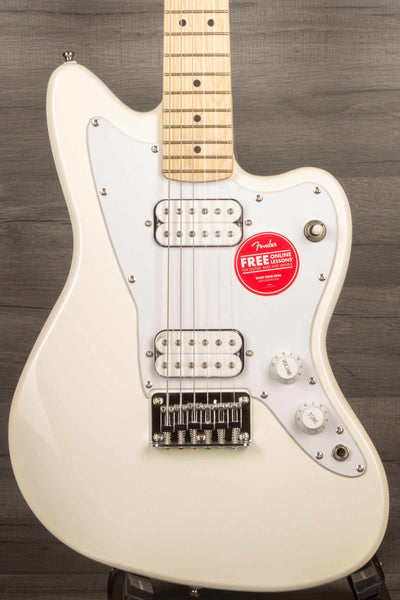 Squier Mini Jazzmaster HH Electric Guitar - Olympic White