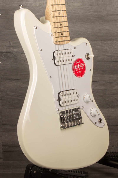 Squier Mini Jazzmaster HH Electric Guitar - Olympic White