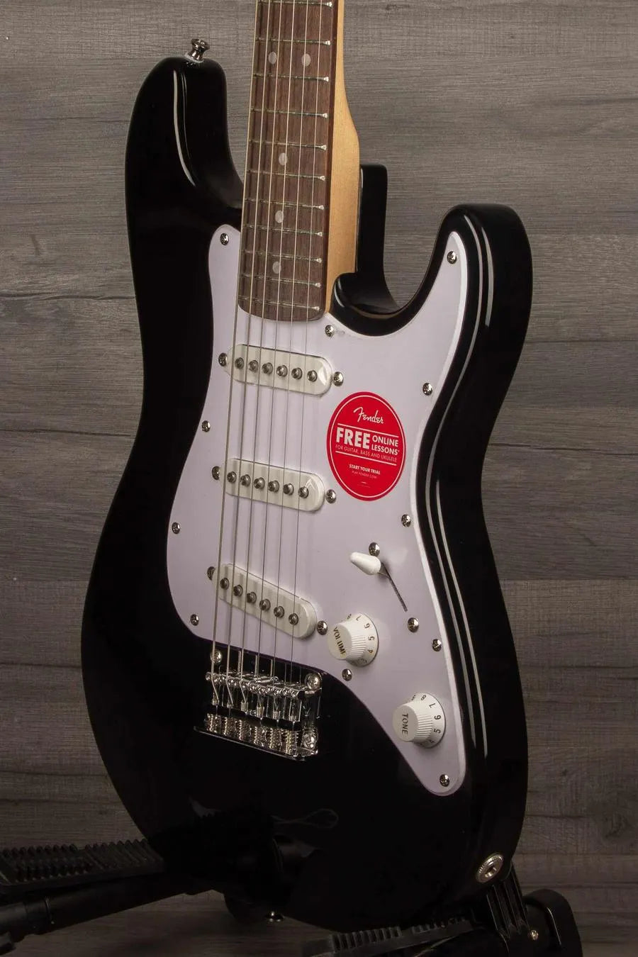 Fender Squier Stratocaster Mini Electric Guitar - Black