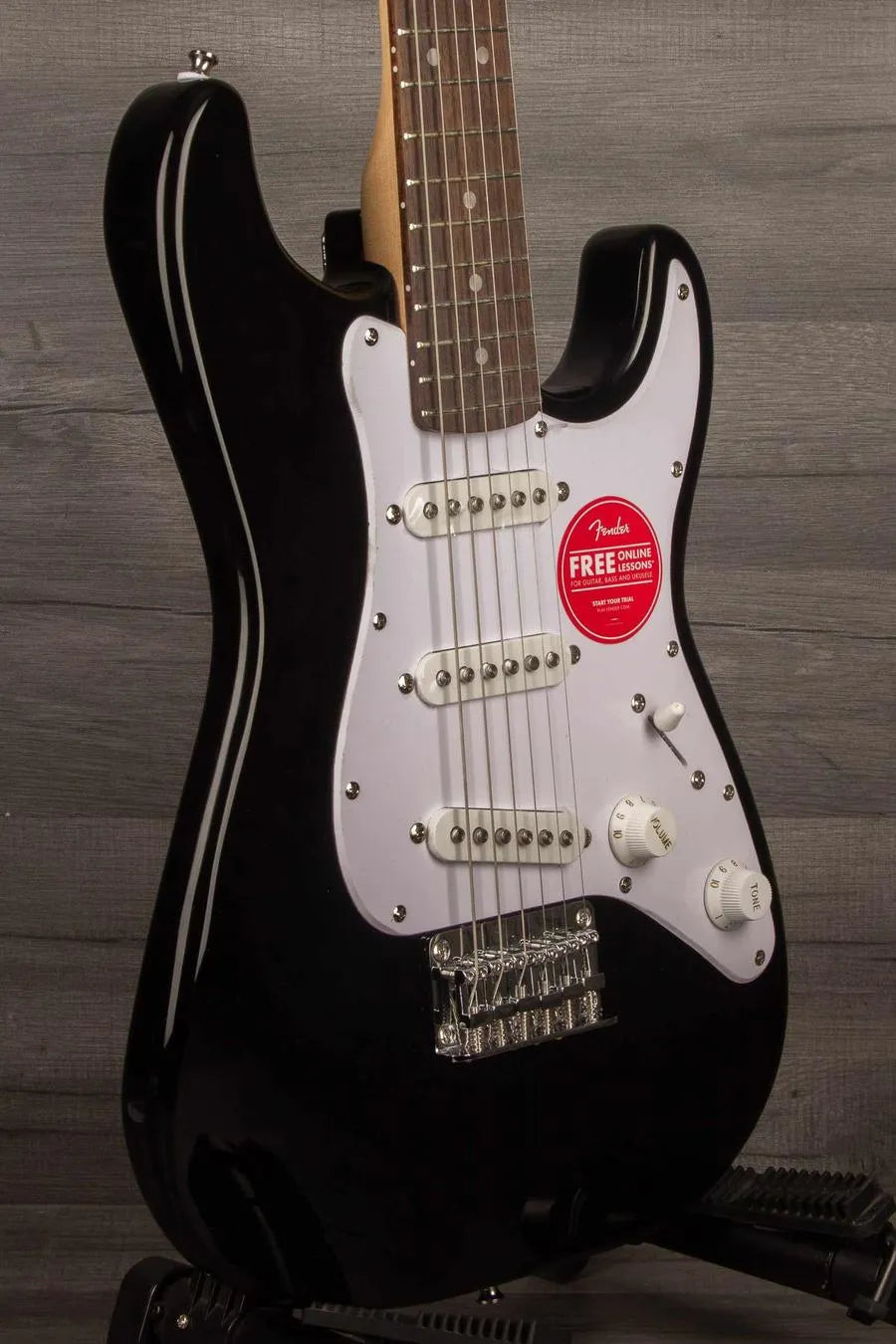 Fender Squier Stratocaster Mini Electric Guitar - Black