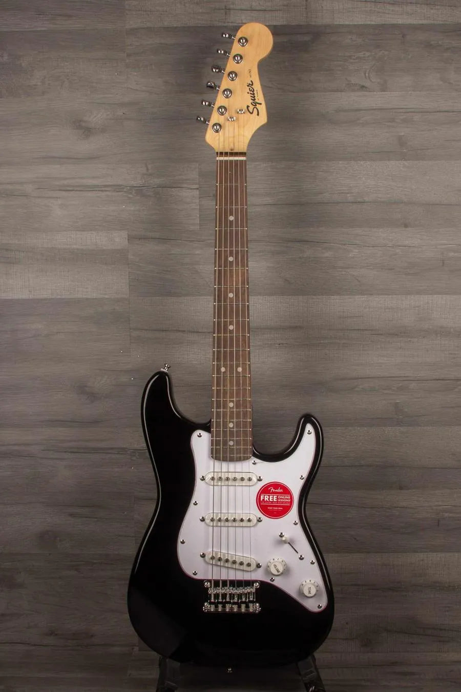 Fender Squier Stratocaster Mini Electric Guitar - Black