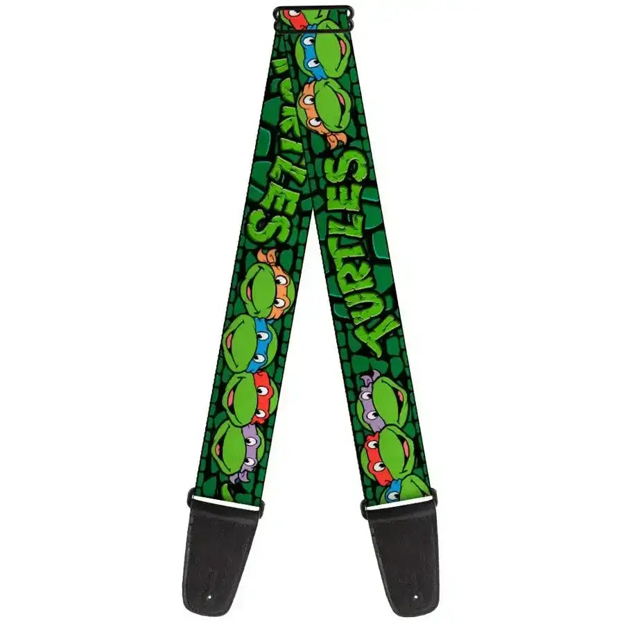 Buckle Down Classic Ninja Turtles Group Guitar Strap
