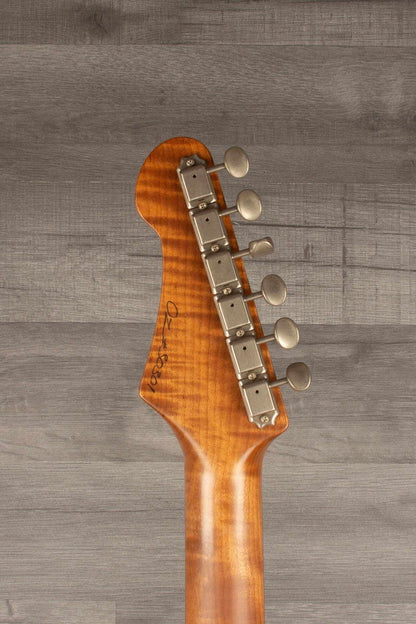Patrick James Eggle Oz-T Electric Guitar - Torched Aged Butterscotch