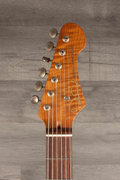 Patrick James Eggle Oz-T Electric Guitar - Torched Aged Butterscotch