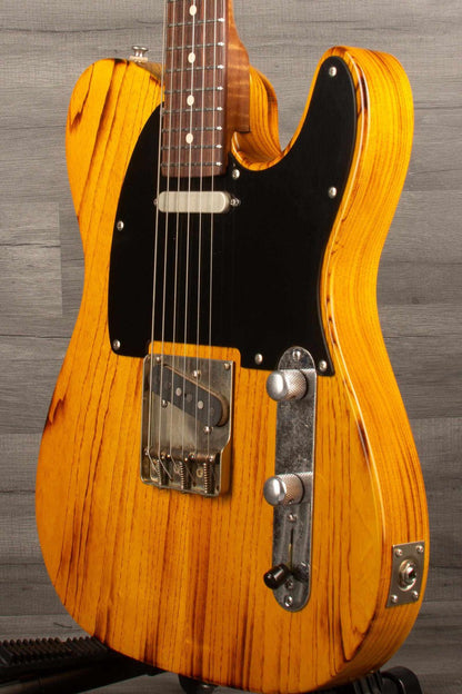 Patrick James Eggle Oz-T Electric Guitar - Torched Aged Butterscotch