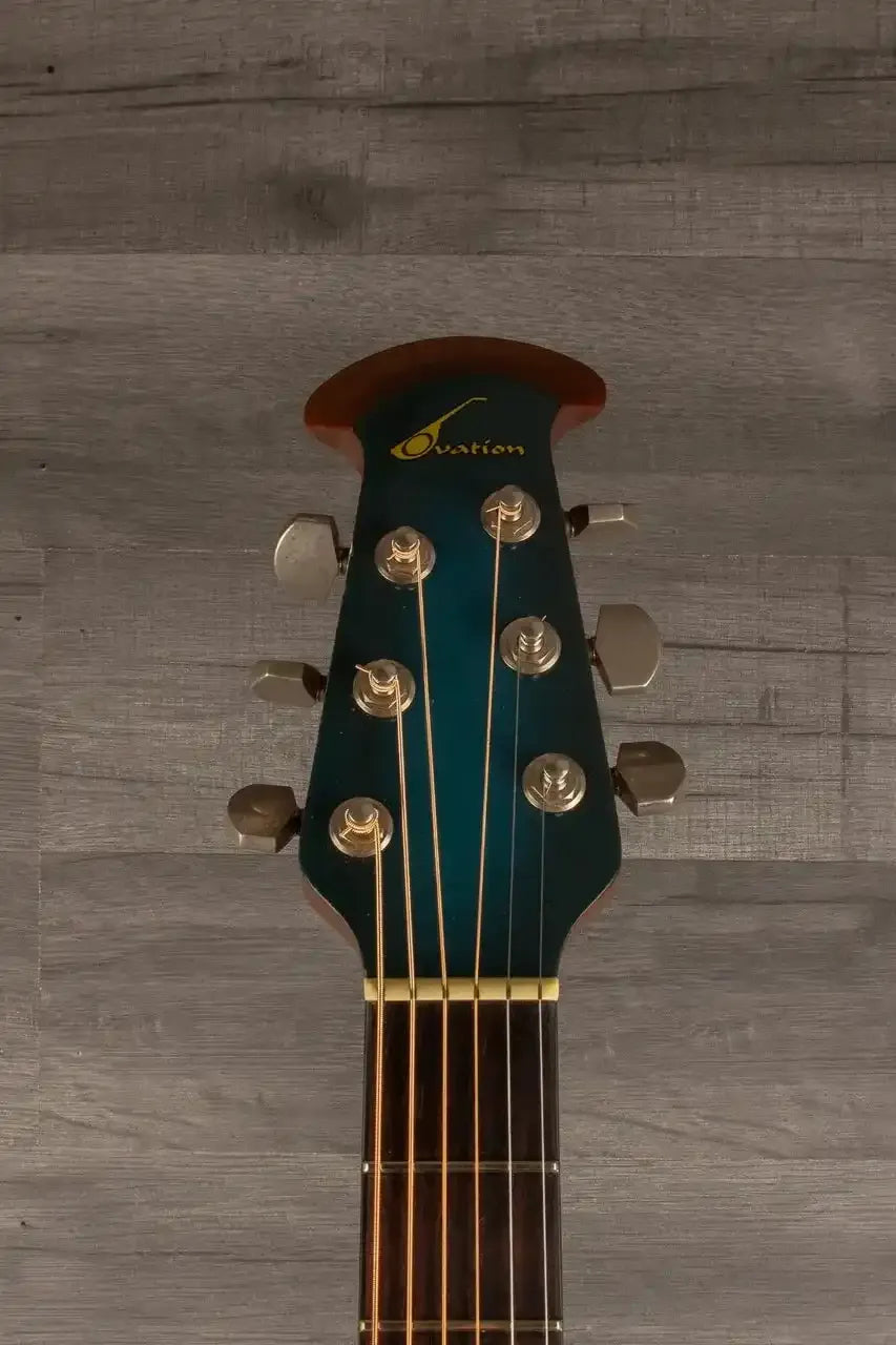 USED - Ovation Pinnacle 3712 Trans blue (inc hard case)