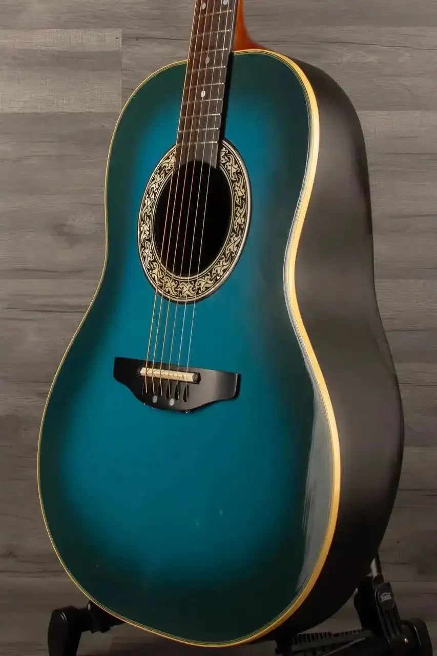 USED - Ovation Pinnacle 3712 Trans blue (inc hard case)