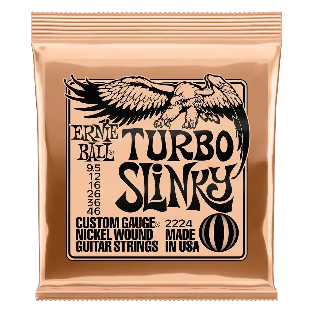 Ernie Ball Turbo Slinky 2228 Guitar Strings 9.5-46