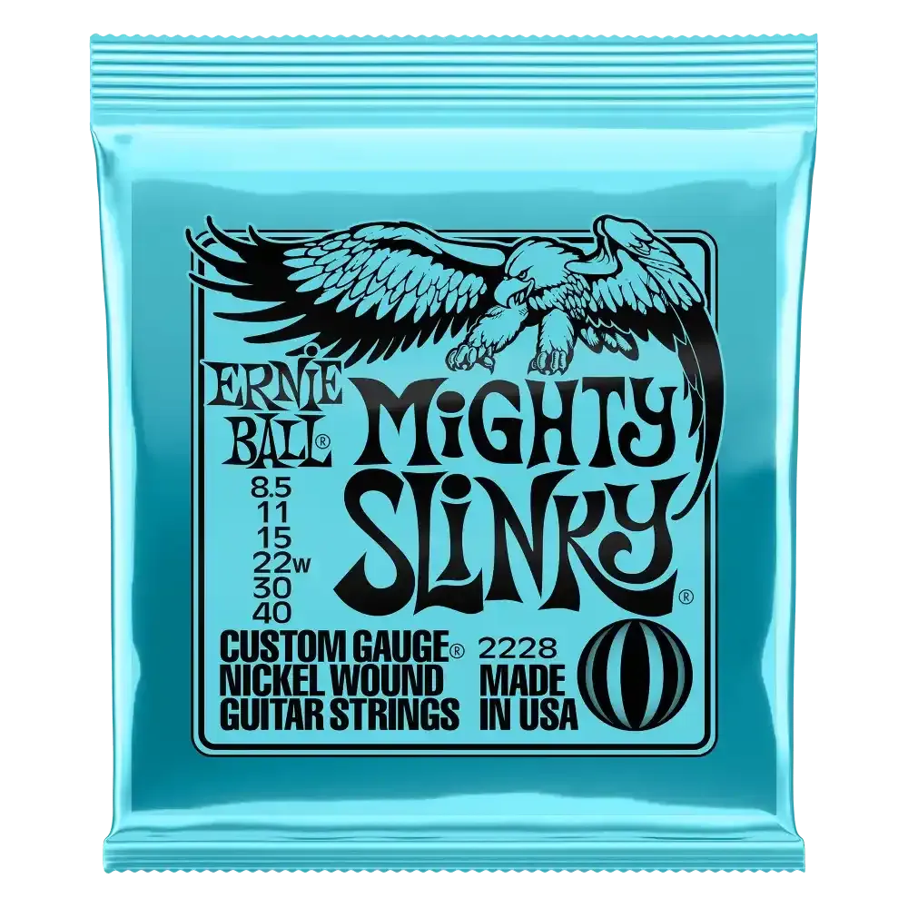 Ernie Ball Mighty Slinky 2228 Guitar Strings 8.5-40