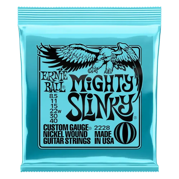 Ernie Ball Mighty Slinky 2228 Guitar Strings 8.5-40