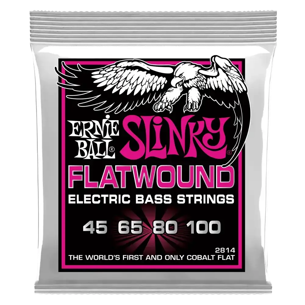 Ernie Ball 2814 Slinky Flatwound Bass 45 - 100 Guitar String