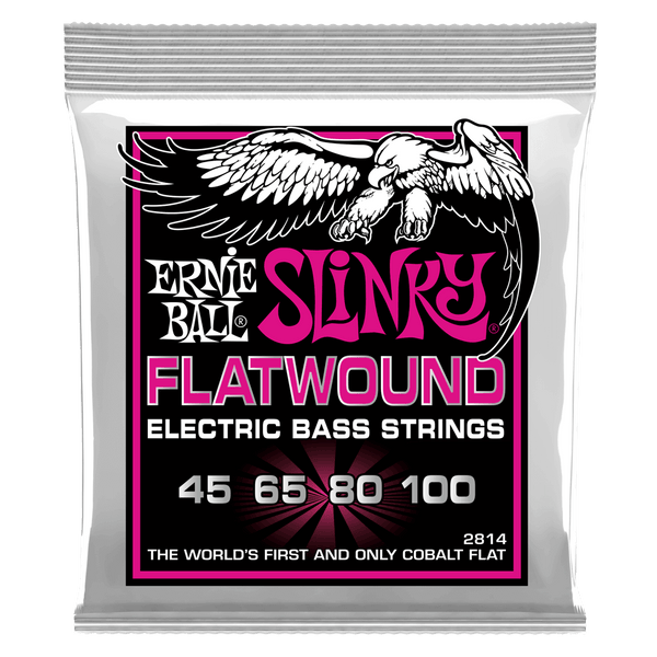 Ernie Ball 2814 Slinky Flatwound Bass 45 - 100