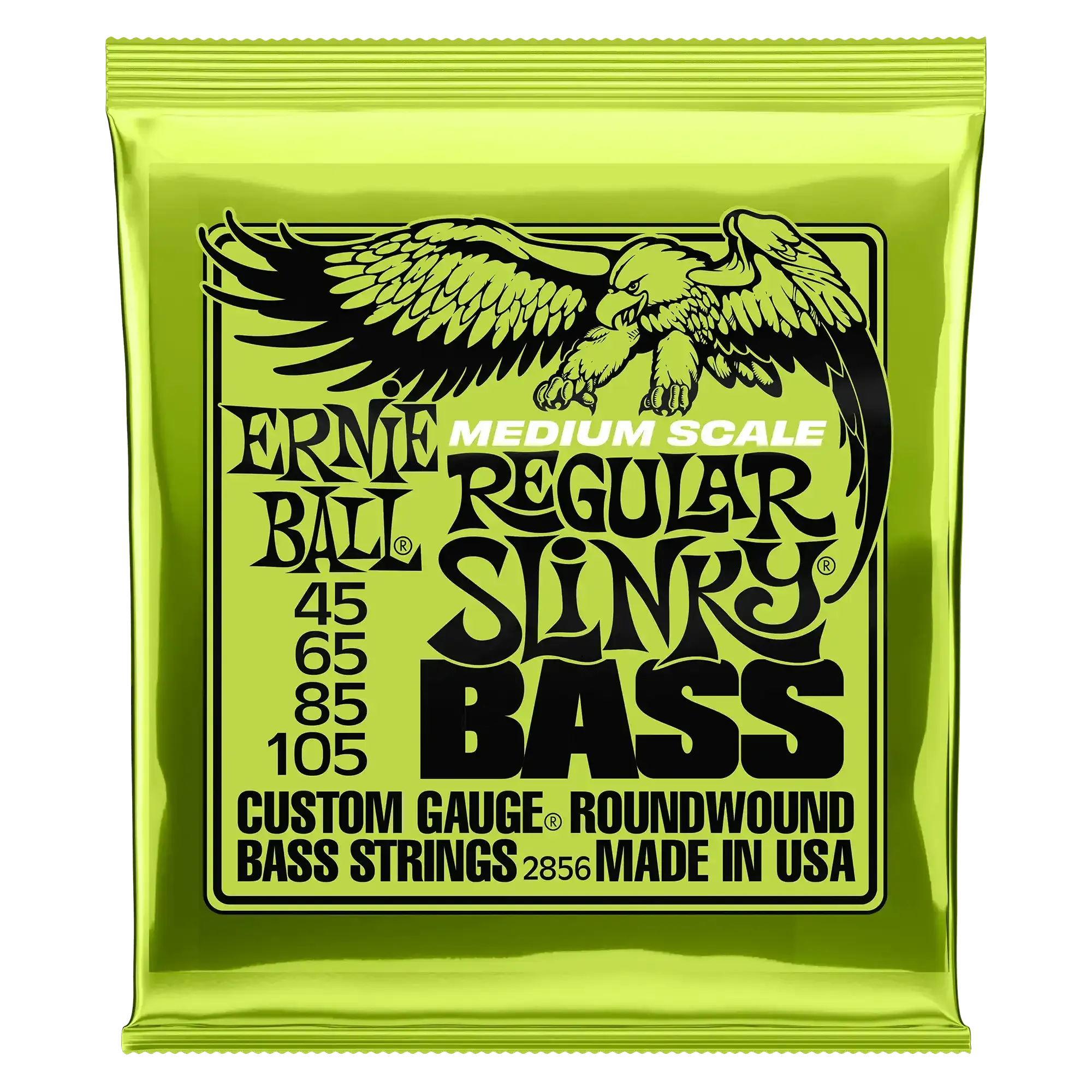Ernie Ball 2856 Regular Slinky Medium Scale Bass Strings 45-105
